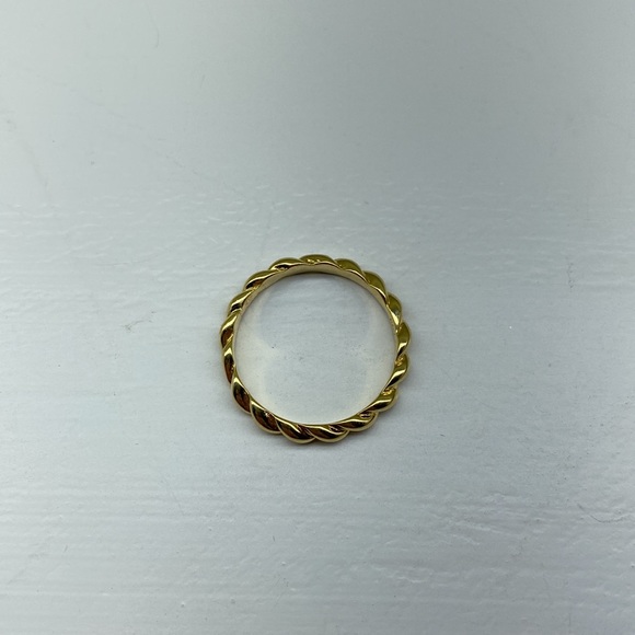 Gold Vermeil 925 PAJ Twist Wrap Ring - Picture 8 of 11